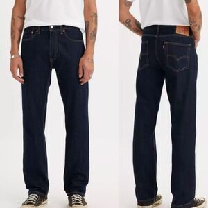 Levi’s 505 Regular Fit Dark Denim Jeans 40x32